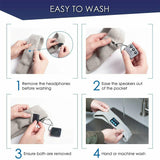 Musical Bluetooth USB Rechargeable Sleeping Headband_6