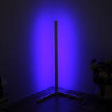 Modern RGB LED Corner Rod Standing Floor Lamp- EU, US Plug_13