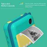 USB Rechargeable Children's Instant Thermal Print Toy Camera_3