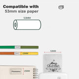 Mini Pocket Wireless Thermal Printer for Mobile Phone- USB Charging