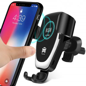 10W QI Wireless Charger Car Mount Holder Stand_0
