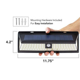 Large Weatherproof Solar Sensor 86-LED Lights_5