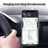 10W QI Wireless Charger Car Mount Holder Stand_4