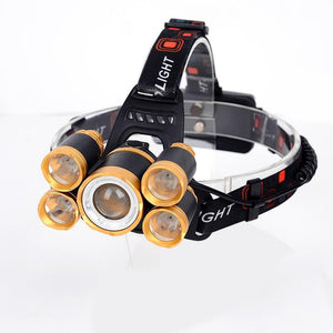 Water Resistant Powerful Camping Head Lamp_0