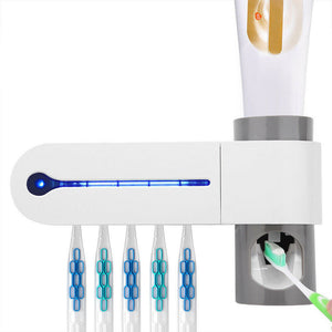 Antibacterial disinfection UV toothbrush holder_0