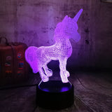 3D Unicorn Night Light with Remote Control_2