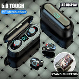 F9 Bluetooth 5.0 TWS LED Button Wireless Earphones_5