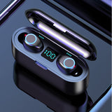 F9 Bluetooth 5.0 TWS LED Button Wireless Earphones_4