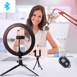 10inch LED Desktop Selfie Ring Light_2