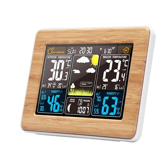 LCD Display Weather Station Alarm Clock_0