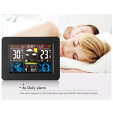 LCD Display Weather Station Alarm Clock_5