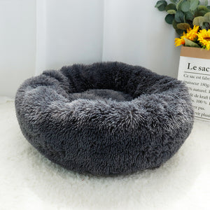 Long Plush Super Soft Pet Calming Bed