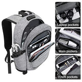 Waterproof Laptop Backpack with USB Port, Anti-theft_9