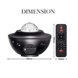 USB LED Projector Smart Light Bluetooth Projector_2
