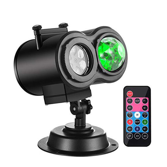 2 in 1 Christmas Holiday Projector Lights with Ocean wave Light 16 Film Options_0