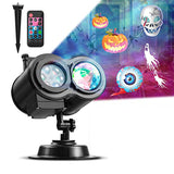 2 in 1 Christmas Holiday Projector Lights with Ocean wave Light 16 Film Options_2