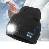 Bluetooth Music Knitted Hat with LED Lamp Cap_10