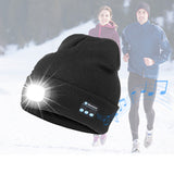 Bluetooth Music Knitted Hat with LED Lamp Cap_9