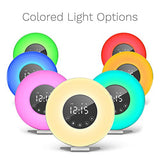 Touch Sensor Digital Alarm Clock Sunrise Sunset Simulator LED Lighting_4