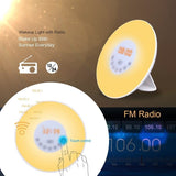 Touch Sensor Digital Alarm Clock Sunrise Sunset Simulator LED Lighting_9
