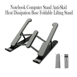 Notebook Computer Stand Anti-Skid Heat Dissipation Base Foldable Lifting Stand_8