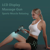 LCD Display Sports Muscle Relaxer Electric Massager- USB Charging_1