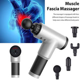 USB Rechargeable Electric Deep Muscle Tissue Massage Gun with 4 Massage Heads_11