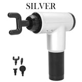 USB Rechargeable Electric Deep Muscle Tissue Massage Gun with 4 Massage Heads_10