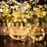 Waterproof Outdoor Solar LED Strip Mini String Lights 10M_6