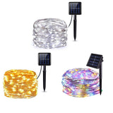 Waterproof Outdoor Solar LED Strip Mini String Lights 10M_7