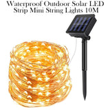 Waterproof Outdoor Solar LED Strip Mini String Lights 10M_23