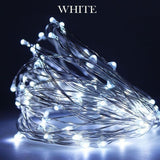 Waterproof Outdoor Solar LED Strip Mini String Lights 10M_10