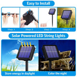 Waterproof Outdoor Solar LED Strip Mini String Lights 10M_21