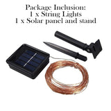 Waterproof Outdoor Solar LED Strip Mini String Lights 10M_22