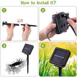 20/50 LED Solar Powered Outdoor Glass Ball Lamp_11