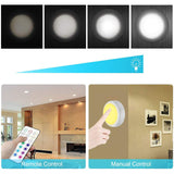 3 Remote Control Closet Wardrobe Cabinet Bedside Emergency LED Battery Operated Night Light_14
