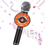 Wireless Bluetooth Microphone with Large Speaker and LED Lights- USB Charging_1