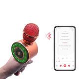 Wireless Bluetooth Microphone with Large Speaker and LED Lights- USB Charging_3