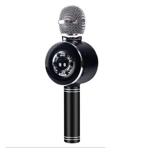 Wireless Bluetooth Microphone with Large Speaker and LED Lights- USB Charging_0