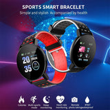 Bluetooth Smartwatch Blood Pressure Monitor Unisex and Fitness Tracker- USB Charging_17