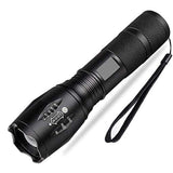 Waterproof Zoomable LED Ultra Bright Torch T6 Camping  Bicycle Flash Light- Battery Operated_0
