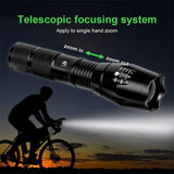 Waterproof Zoomable LED Ultra Bright Torch T6 Camping  Bicycle Flash Light- Battery Operated_6