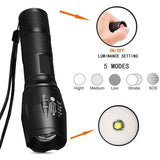 Waterproof Zoomable LED Ultra Bright Torch T6 Camping  Bicycle Flash Light- Battery Operated_8
