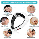 Infrared Heating USB Rechargeable Electric Neck Massager & Pulse Back with 6 Massage Modes for Pain Relief Health Care Relaxation Machine_3
