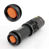 Mini LED Zoomable UV Flashlight Ultraviolet Flashlight Black Light Fake Bill and Urine Stain Detector- Battery Operated_3