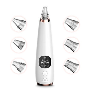 6 Nozzle Electric Vacuum Suction Blackhead Remover Pore Deep Cleaner for Face and Nose_6