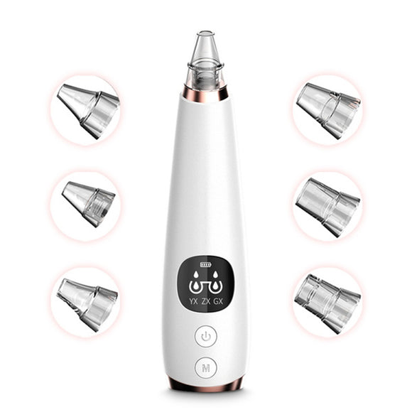 6 Nozzle Electric Vacuum Suction Blackhead Remover Pore Deep Cleaner for Face and Nose_6