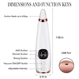 6 Nozzle Electric Vacuum Suction Blackhead Remover Pore Deep Cleaner for Face and Nose_4