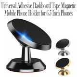 Universal Adhesive Dashboard Type Magnetic Mobile Phone Holder Cellphone Mount for 6.5 inch Phones_9