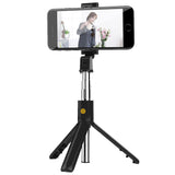 3 In 1 Wireless Bluetooth Selfie Stick Foldable Mini Tripod Expandable Monopod with Remote Control For iPhone iOS Android_0